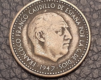 【エラー】フランシスコ・フランコスペイン1ペセタ硬貨1953 エラー】フランシスコ・フランコスペイン1ペセタ硬貨1953 フランシスコ