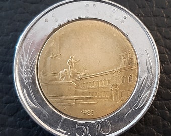 1983/1984/1986 イタリア 500 リラ硬貨 - Etsy 日本