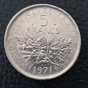1971 5 francs - Etsy 日本
