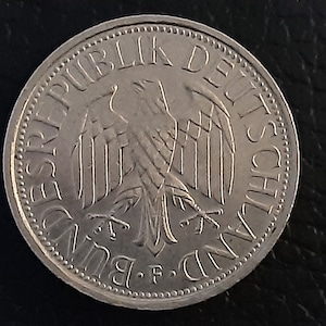 1 German Mark 1990 Letter * F *