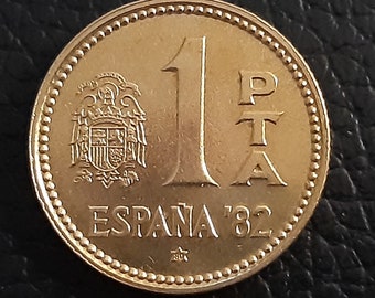 スペイン 1ペセタ硬貨 KM767 1944年地図 - Etsy 日本