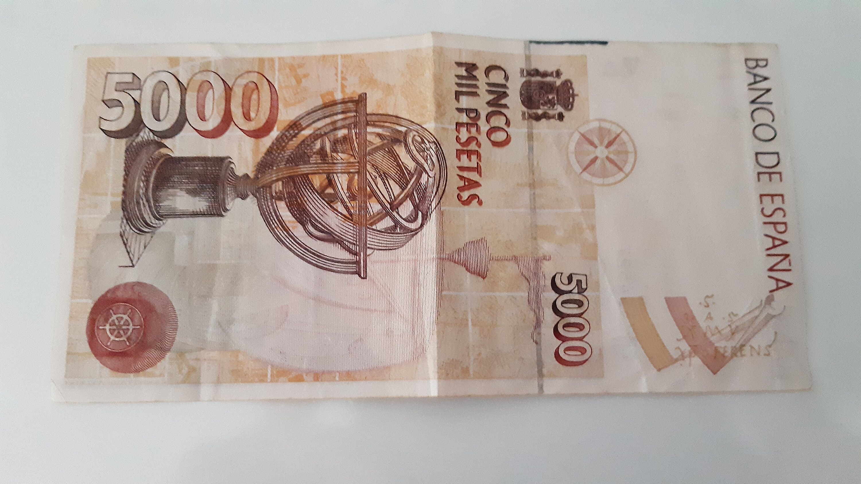 5,000ペセタ、1992年、クリストファー・コロンブス - Etsy 日本