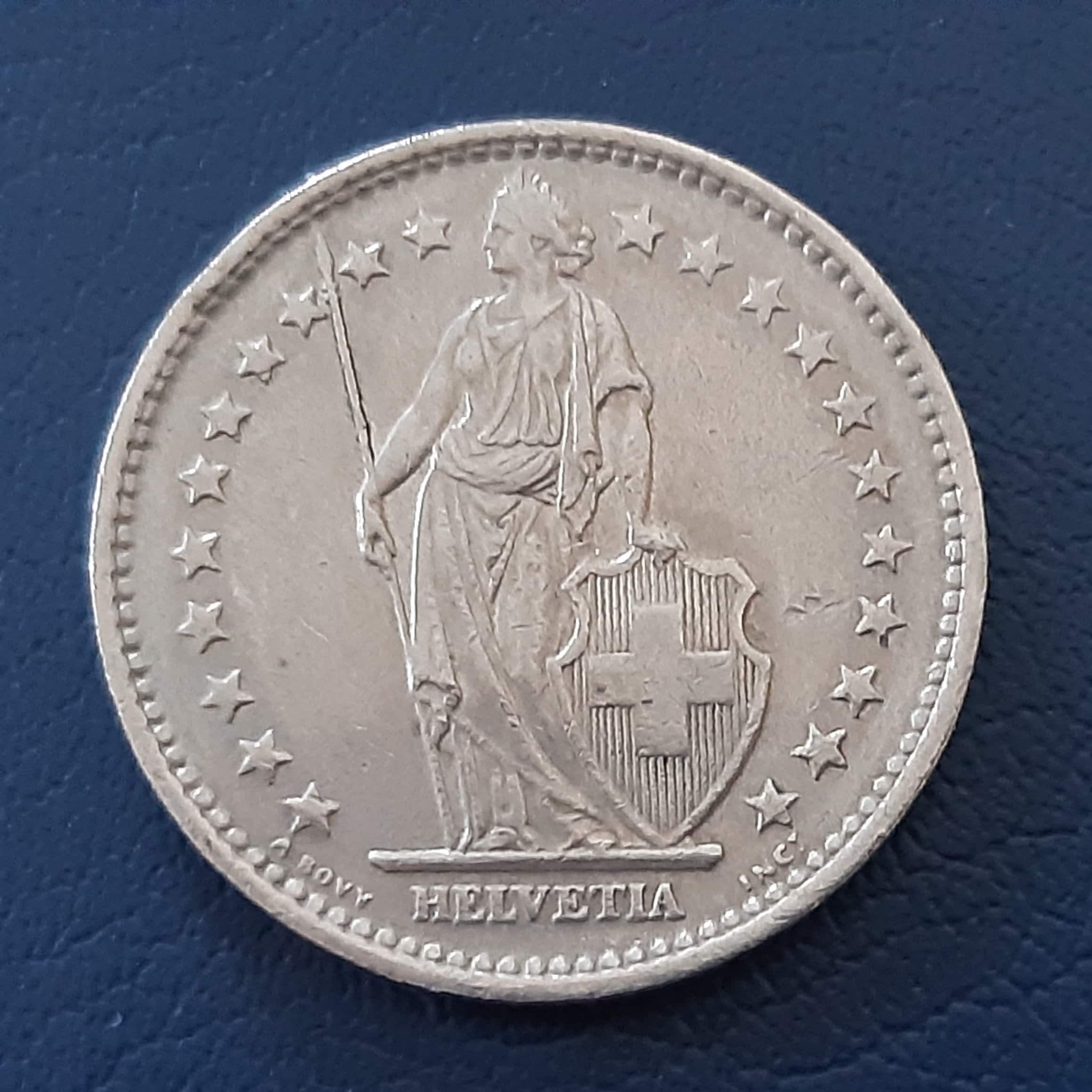 1969 Schweizer 2 Franken Helvetia - Etsy Schweiz