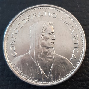 1981 Schweizer 5 Franken Helvetia
