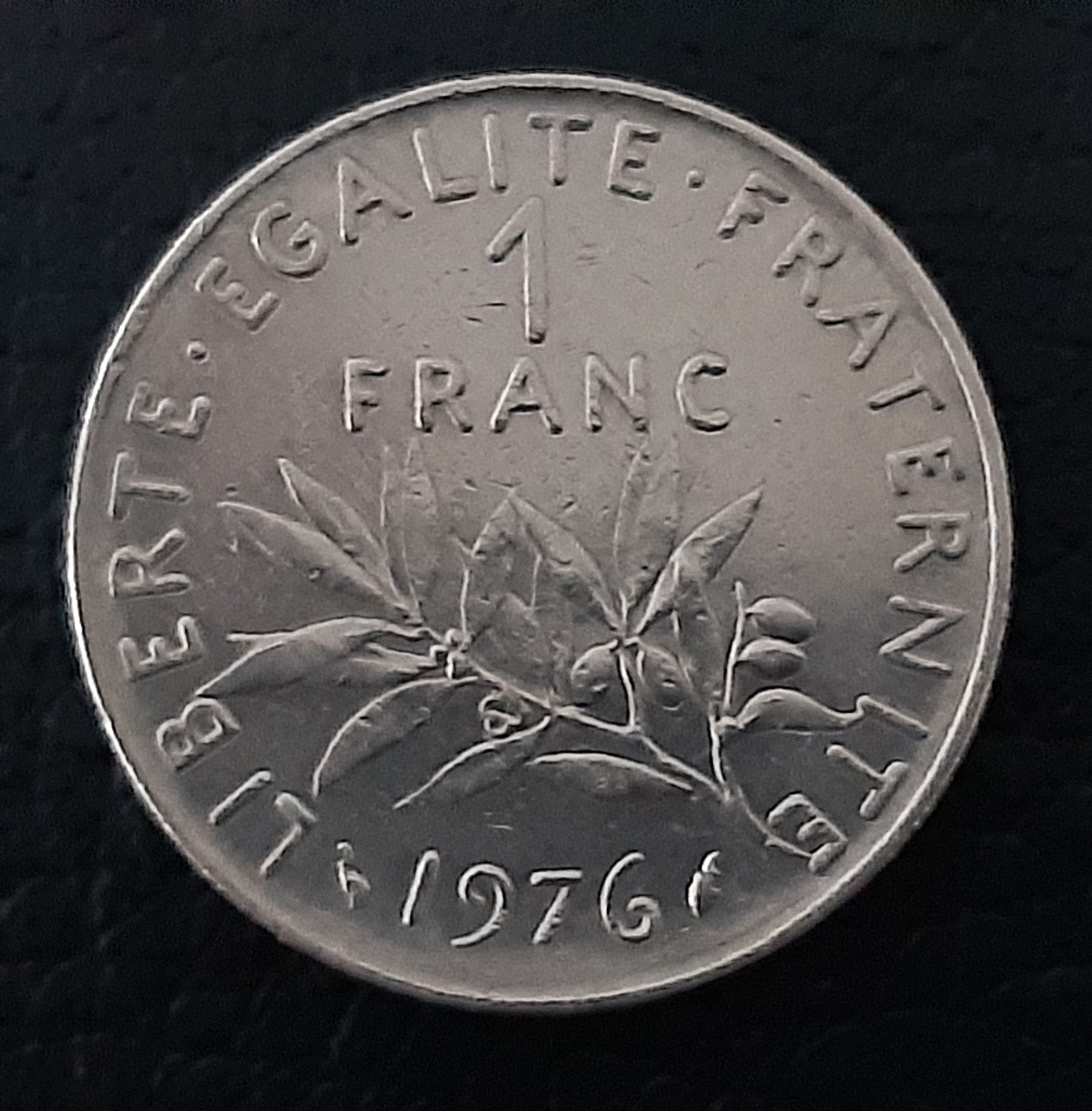 1 French Franc 1976 Circulated - Etsy