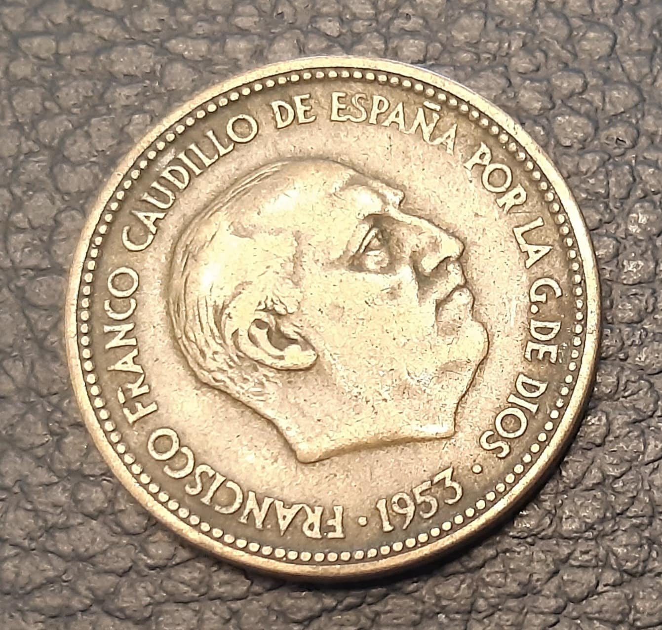 2.50 ペセタ 1953 * 54 フランシスコ フランコ 保存状態良好。 - Etsy 日本