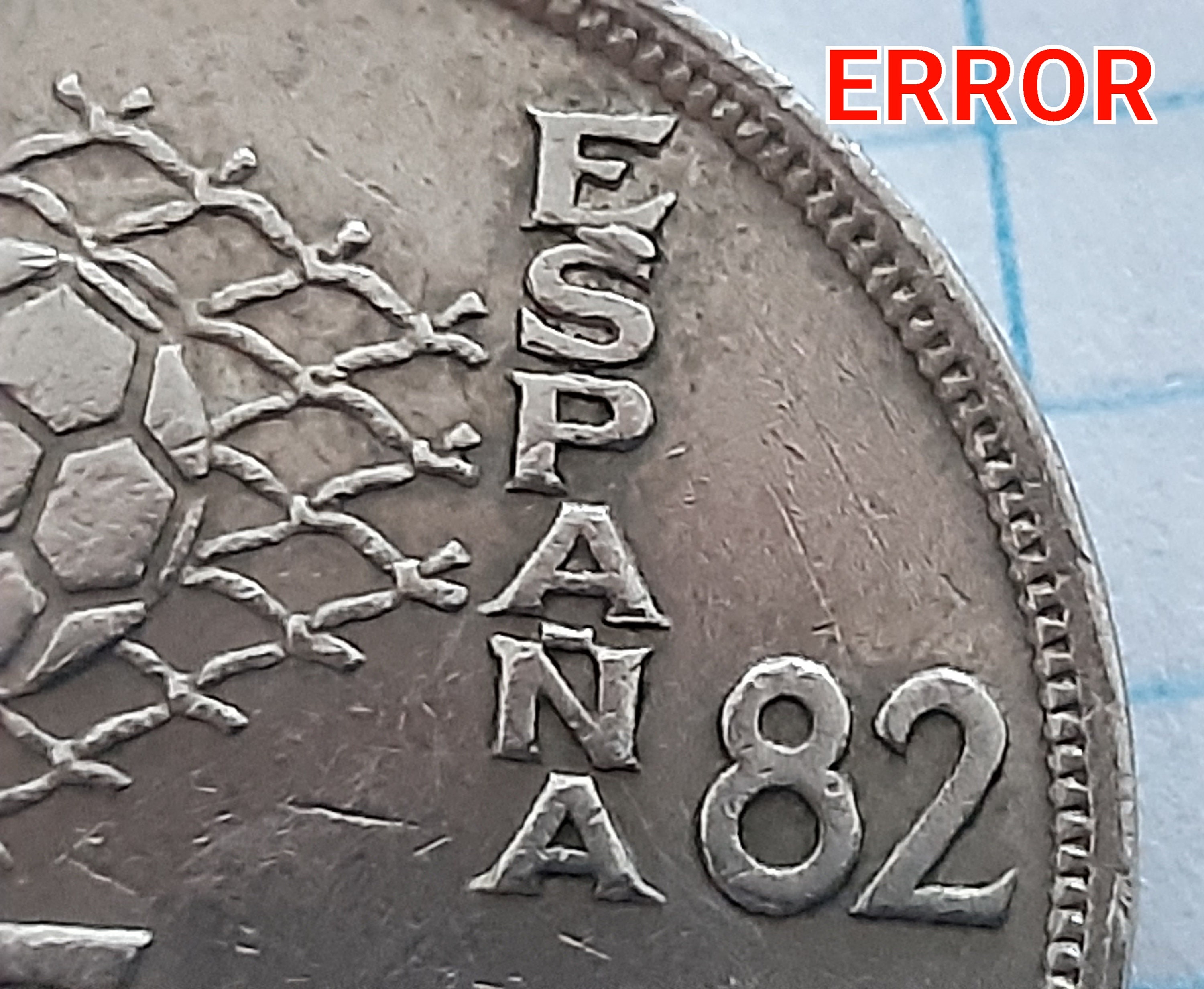 1953年 スペイン エラー 25 ペセタ スペイン 82 *エラー*付き - Etsy 日本