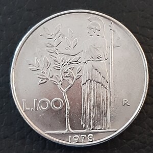 100 Lira 1978 Italian Republic