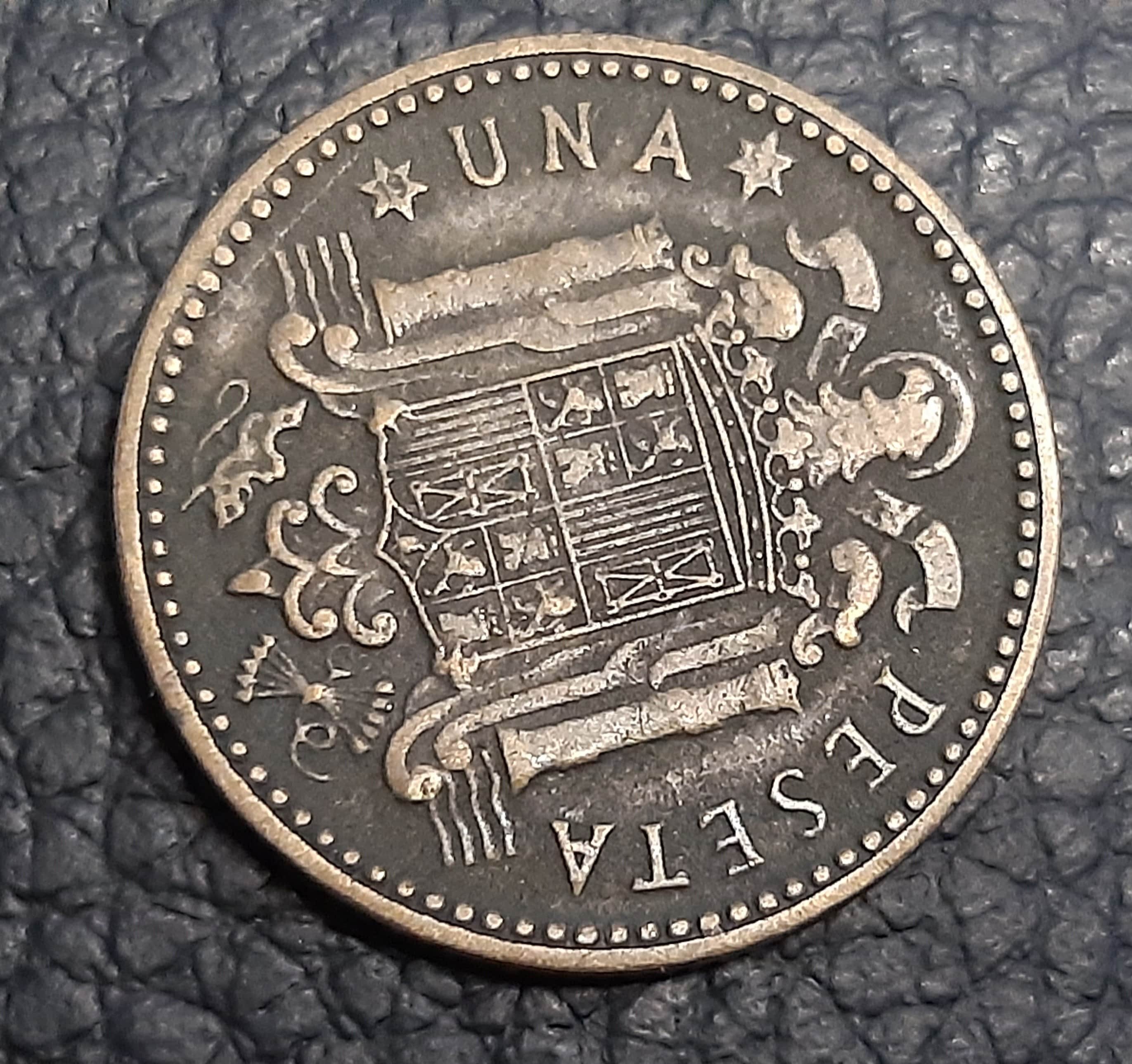 1947年の1ペセタ * 53 フランシスコ・フランコ - Etsy 日本