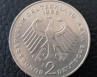 希少レア　1 DEuTSCCHEMARK  1988 希少レア 1 DEuTSCCHEMARK 1988 1 Deutsche Mark 1988. J