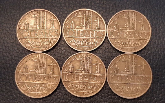 10 Francs of France 1975 to 1980 