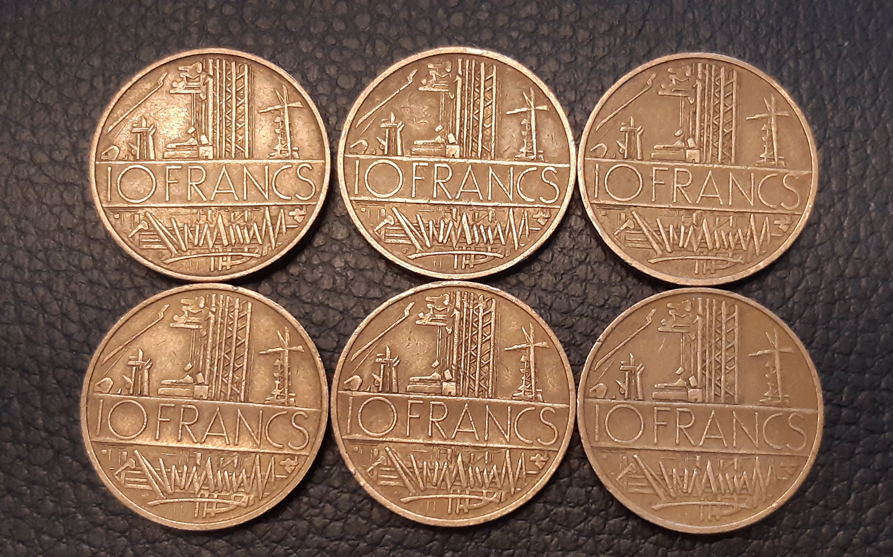 フランス 10 フラン 1975～1980 年「コイン 6 枚セット」 - Etsy 日本