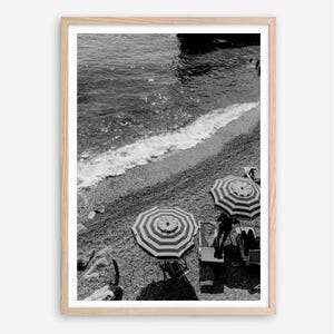 Black and White Amalfi Coast Print: Italy Coastal Photography (Digital Download)