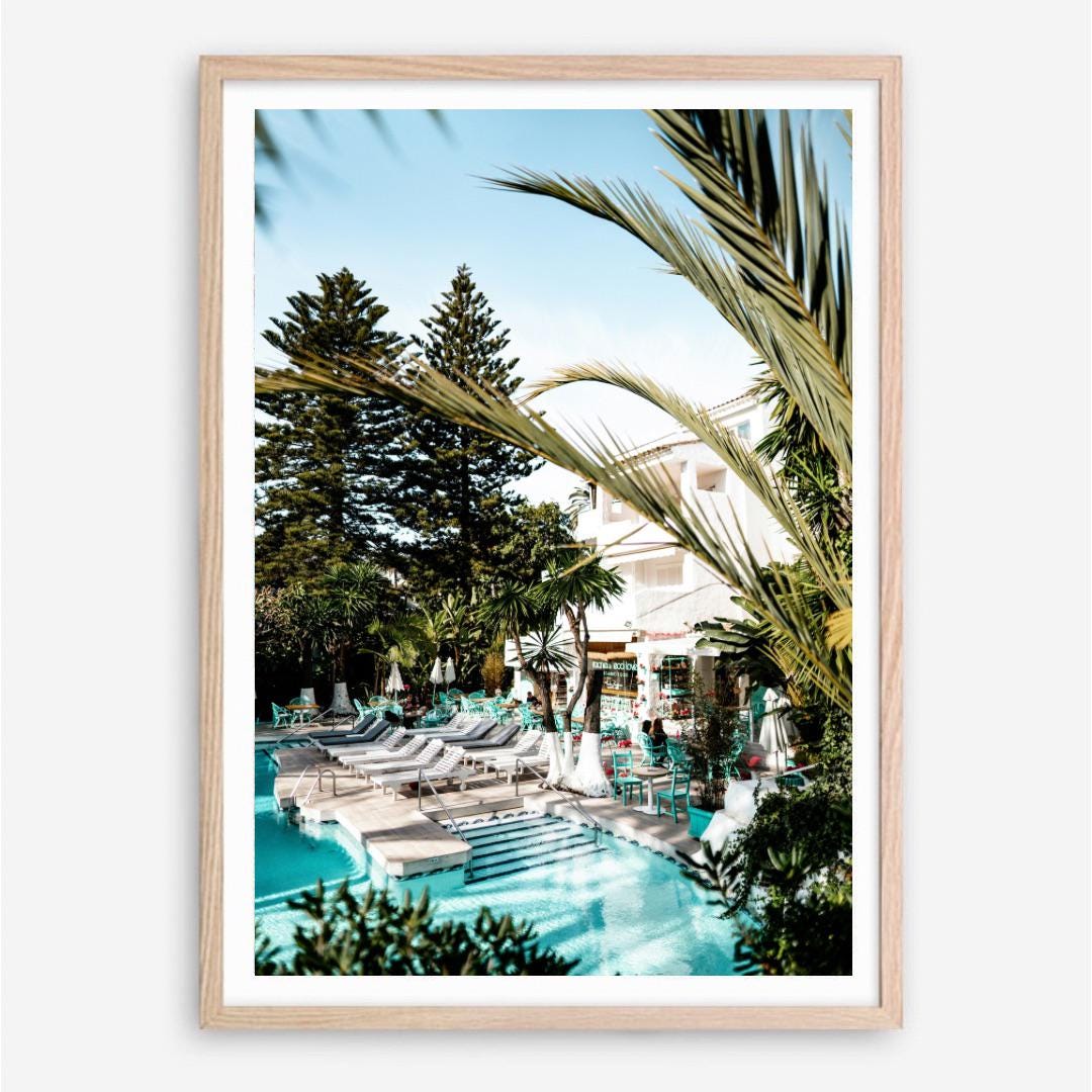Pool Club Digital Print, Swimming Pool Print, Pool Wall Art, Summer ...