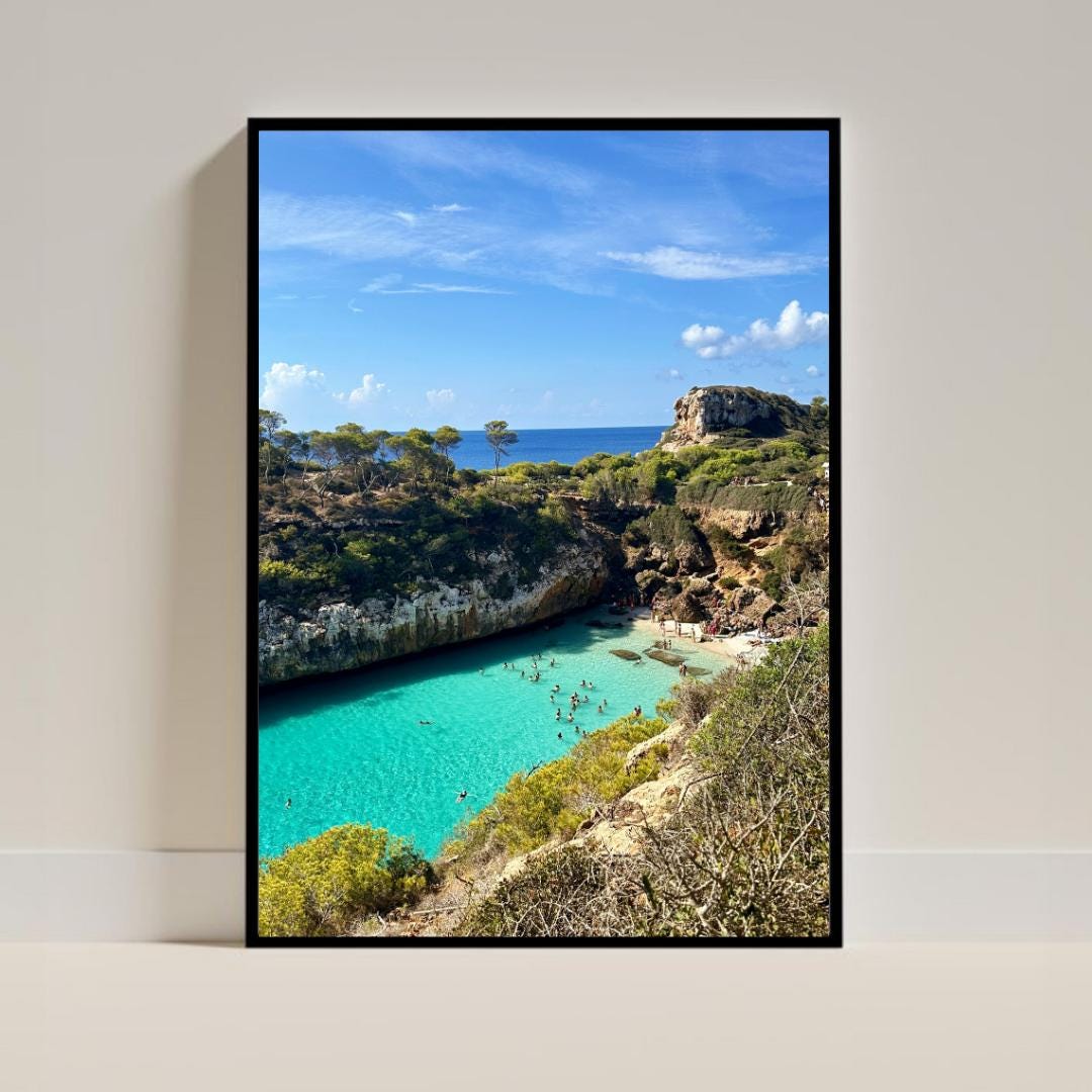 Mallorca Print, Majorca Print, Coastal Print, Spain Wall Art, Spanish ...