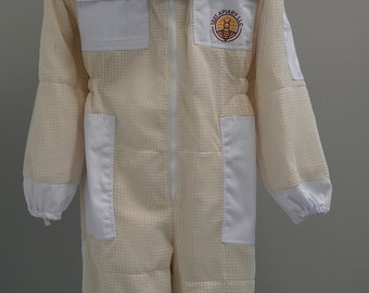 Unisex 3 Layers Ventilated White Beekeeping Suit - MEDIUM SIZE