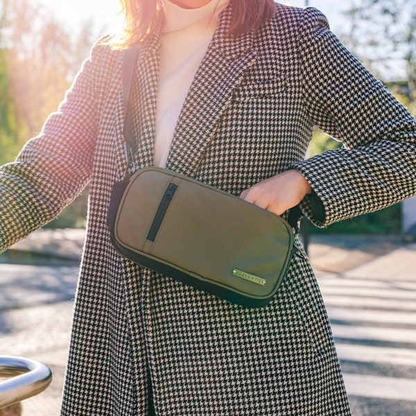 Promenade pour chien + sac à friandises