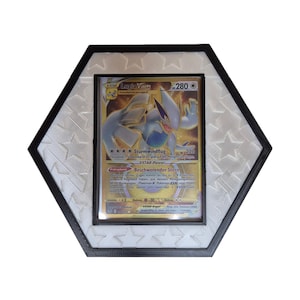 Esclusivi espositori esagonali per carte Pokémon - Contenitore con caricatore superiore stampato in 3D con stile e funzionalità - Decorazione da parete per la tua collezione