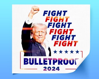Projekt Trump Fight 2024, gadżety Bulletproof (do pobrania w wersji cyfrowej)