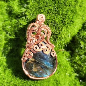 Dark Labradorite pendant