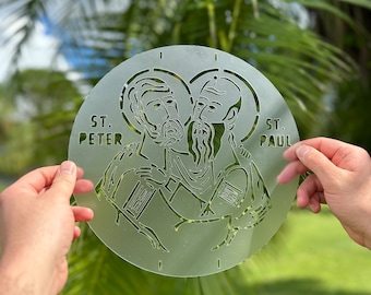 Plantilla de Koliva de los Santos Pedro y Pablo. Plantilla ortodoxa para Koliva.