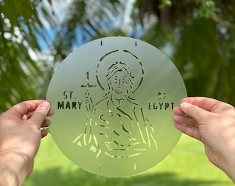 Plantilla de Koliva de Santa María de Egipto Plantilla ortodoxa