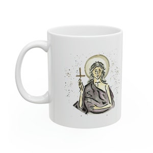 Coffee Mug with Saint Quote, St. Mary of Egypt Quote Coffee Mug, Orthodox Saint Quote Mug