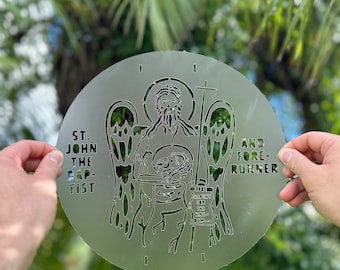 Plantilla Koliva de San Juan Bautista: Decoración para repostería ortodoxa