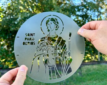 Plantilla de San Fanourios Koliva Plantilla ortodoxa