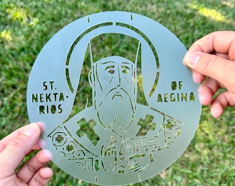 Plantilla de San Nektarios Plantilla ortodoxa para Koliva