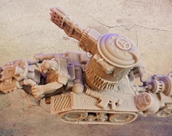 Niño orco veloz con lanzallamas.