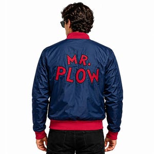 Mr. Plow Jacket: Embroidered Parachute Fabric, Handmade
