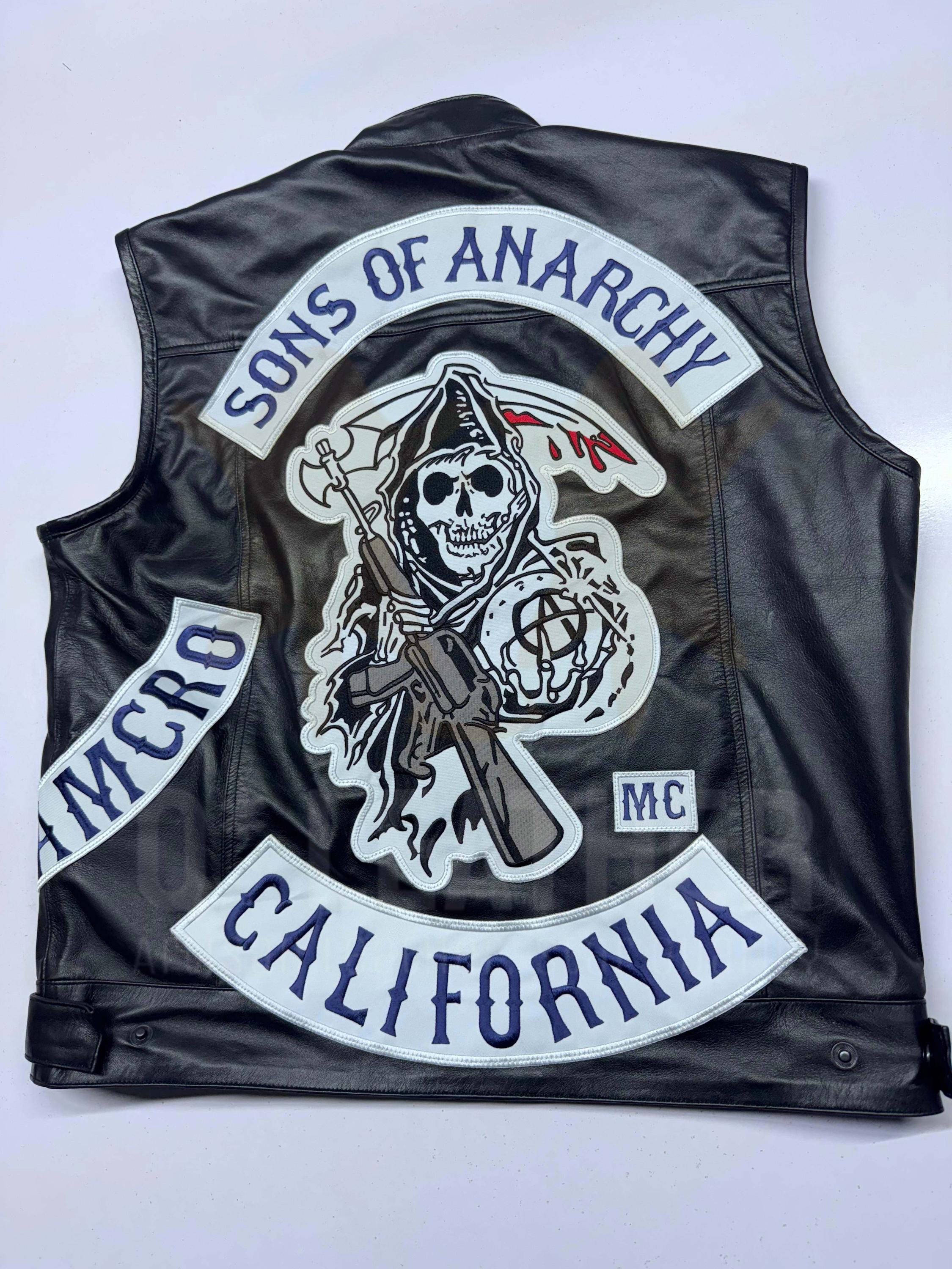 [最安]Sons of Anarchy レザーベスト 極美品 メンズ サンズ・オブ・アナーキー レザーベスト：ジャックス