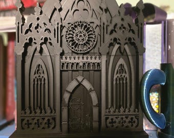 Large Gothic Cathedral Flat Lay