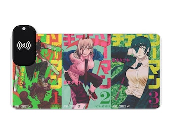 Chainsaw Man Gaming Mousepad w/ Charger