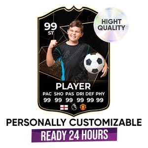 Benutzerdefinierte personalisierte 2025 Inform Style Fußballkarte, benutzerdefinierte digitale Fußballspielerkarte, bearbeitbare Fußballkarte, druckbare Fußballspielerkarte