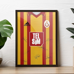Galatasaray Super Cup Jersey Poster: Retro Football Art (Digital Download)