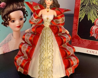 Vintage Barbie Christmas Ornament Hallmark Keepsake Holiday Barbie