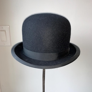 London Lock & Co. Hatters Bowler Hat with Original Hatbox | RARE! | Vintage | Free Shipping