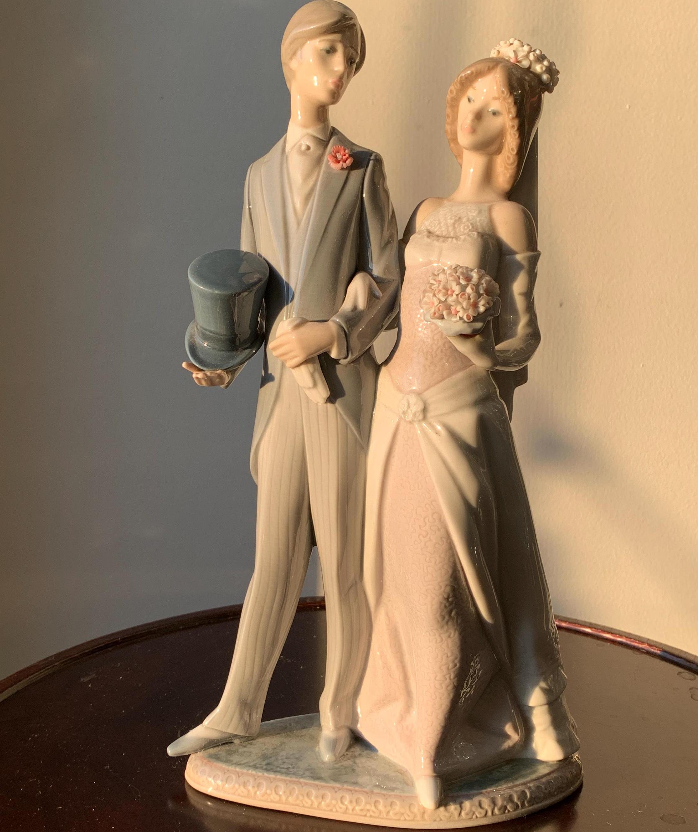 Bride and Groom Lladro - Etsy