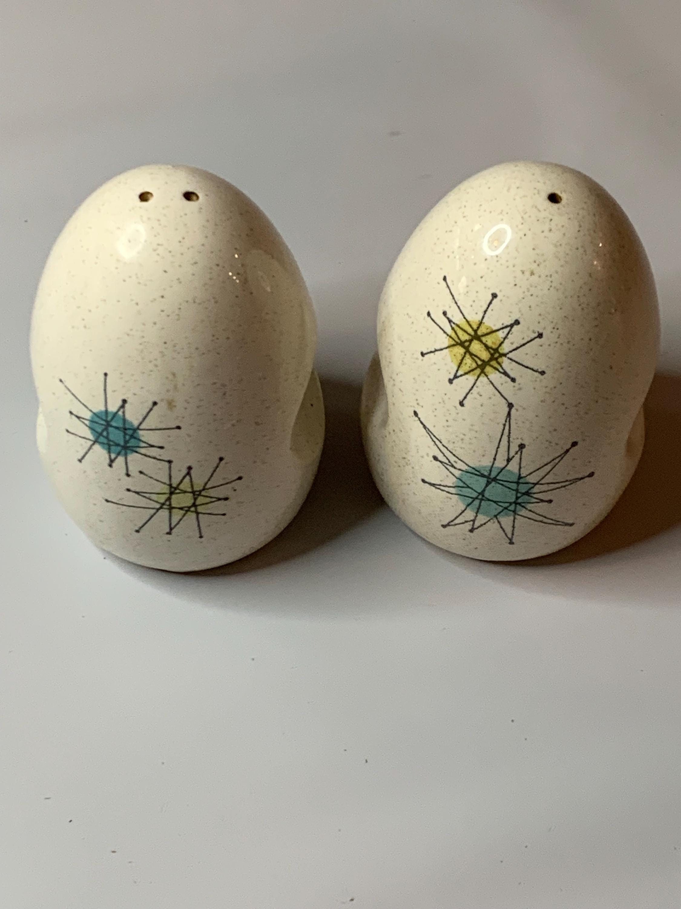 Franciscan Atomic Starburst Salt & Pepper - Etsy
