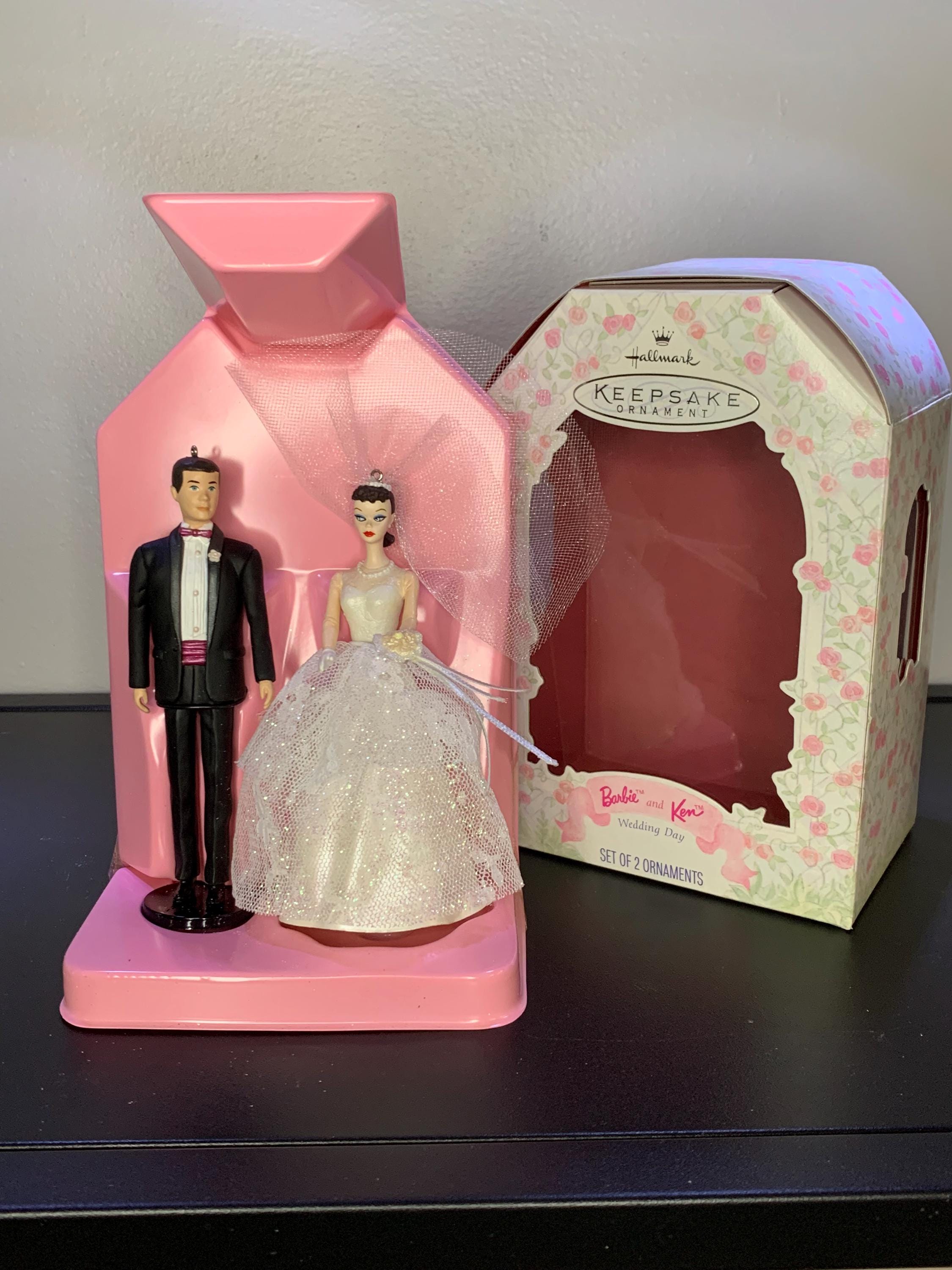 Barbie and Ken Wedding Ornaments