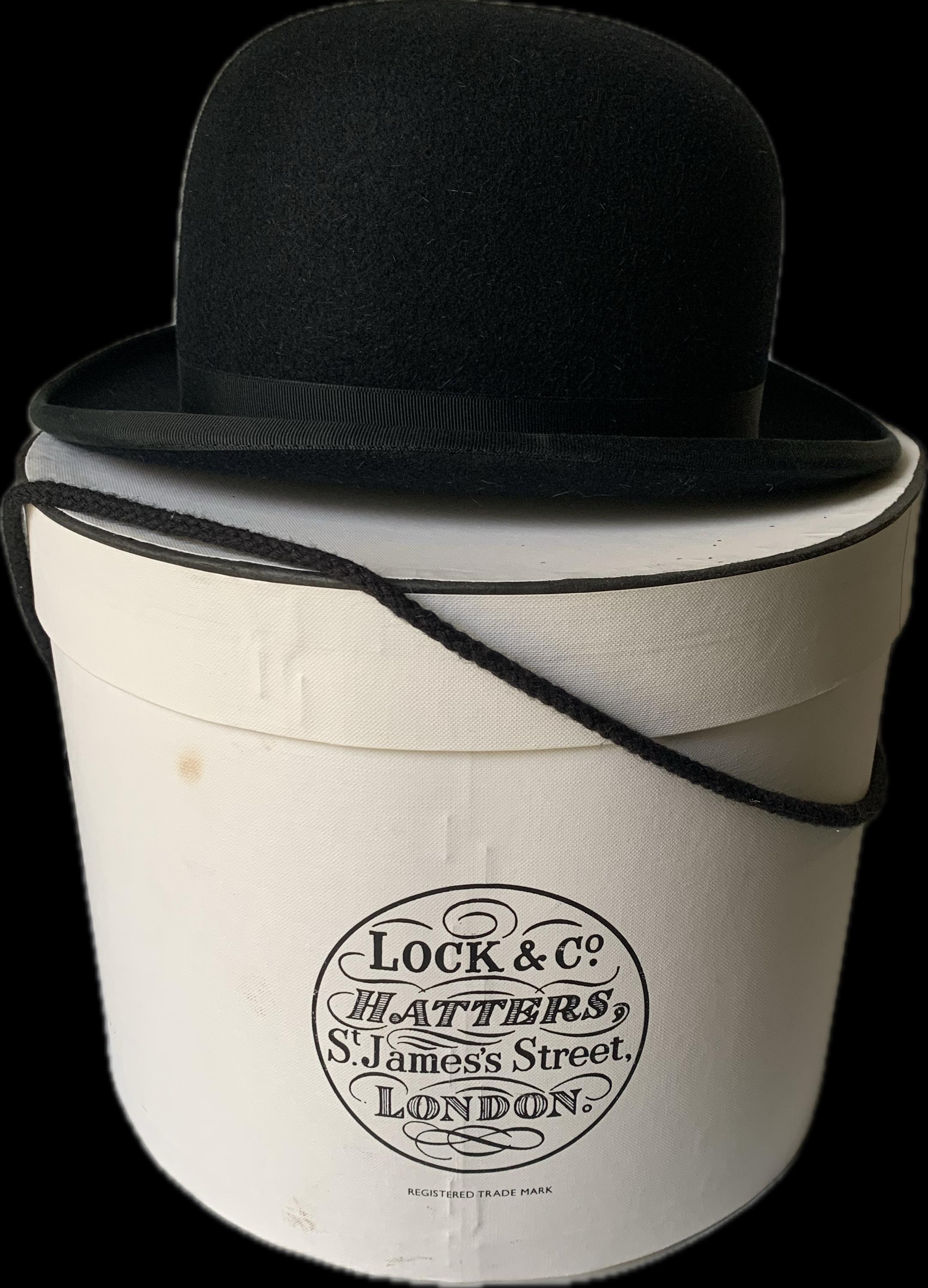 London Lock & Co. Hatters Bowler Hat With Original Hatbox | RARE