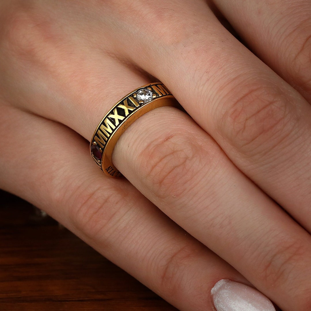 Senior Class of 2024 Ring High School Custom Ring Etsy
