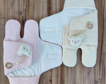 Fascia per orsetto morbida, coperta per orsetto, fascia morbida per neonato, per ragazzo e ragazza, regalo per neonato, regalo per baby shower