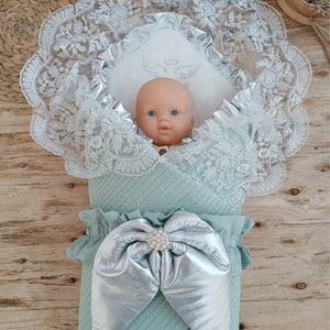 VÁRIOS TIPOS. Bebê recém-nascido envoltório swaddle saco plissado cobertor do bebê nova mãe presente do chuveiro do bebê vestido de hospital do bebê