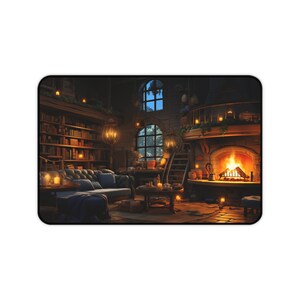 Secret Coven Meeting Dark Academia Aesthetic Desk Decor Gaming Desk