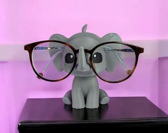 3D Printed Elephant Glasses Holder | Cute Desk Organizer