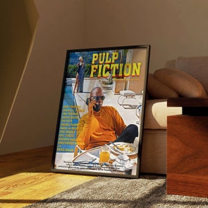 Pulp Fiction Movie Poster: Vintage Minimalist Art Print (Digital Download)