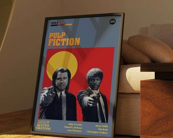 Pulp Fiction Movie Poster: Quentin Tarantino Film Art (Digital Download)